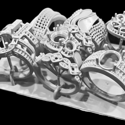 3D tisk ve šperkařství, jak se vyrábí prsteny