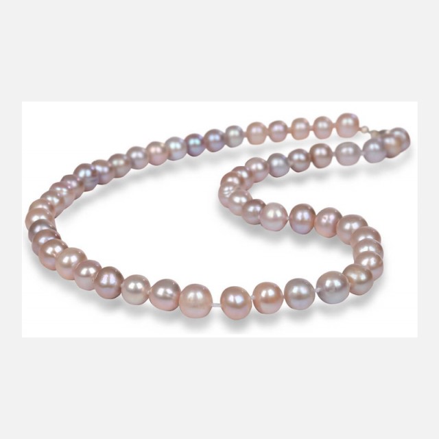 Perlový náhrdelník růžový