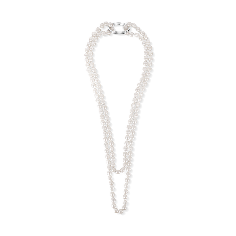 LV LOCK PEARL NECKLACE – Panahon Designs