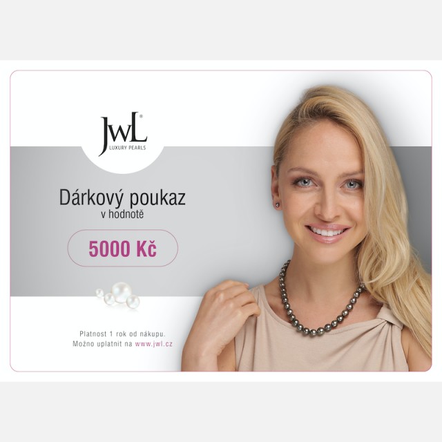 Dárkový poukaz v hodnotě 5.000 Kč