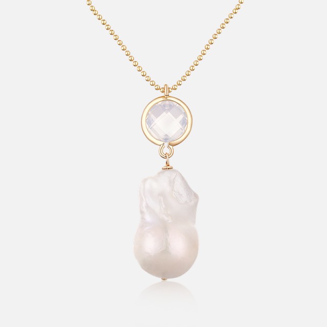 Dlouhý náhrdelník s barokní perlou
