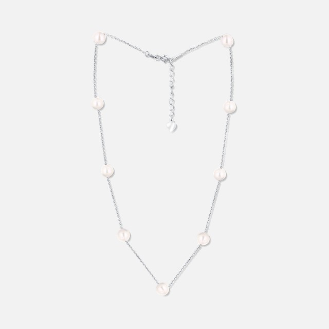 Perlový náhrdelník s bílými perlami