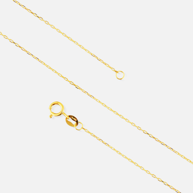 Stylový zlatý řetízek 14kt